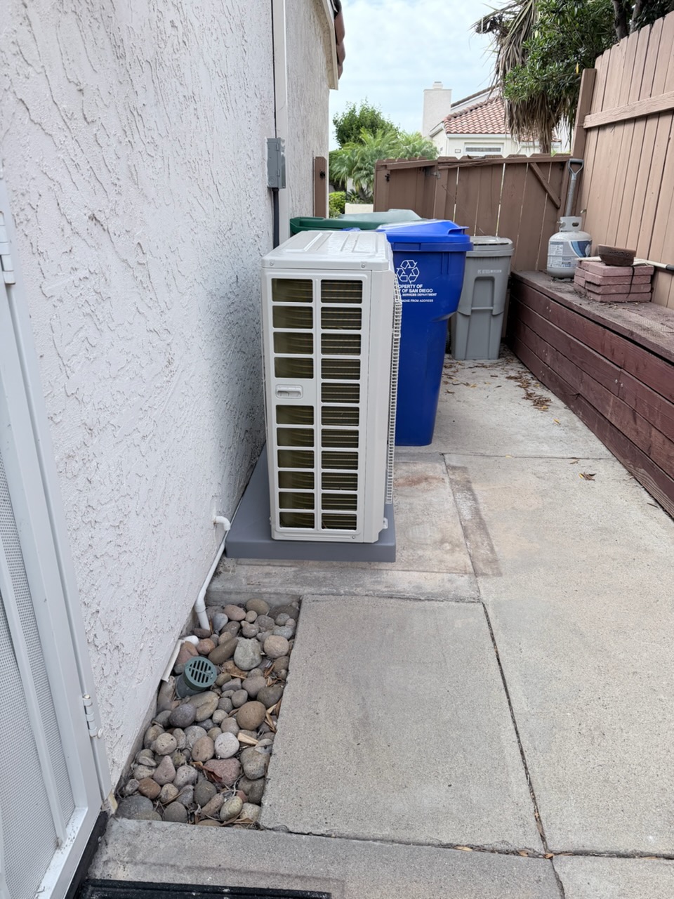 Innovair Slimline outdoor AC unit in Carlsbad, CA