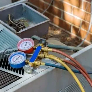 An AC repair