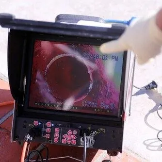 Sewer camera inspection