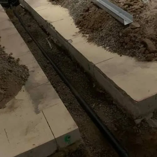 A slab leak repair