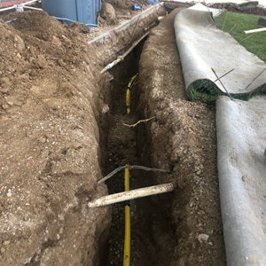 Gas line repair