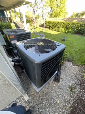 A Goodman air conditioner